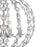 CWI Lighting Esia 8 Light Chandelier, Chrome