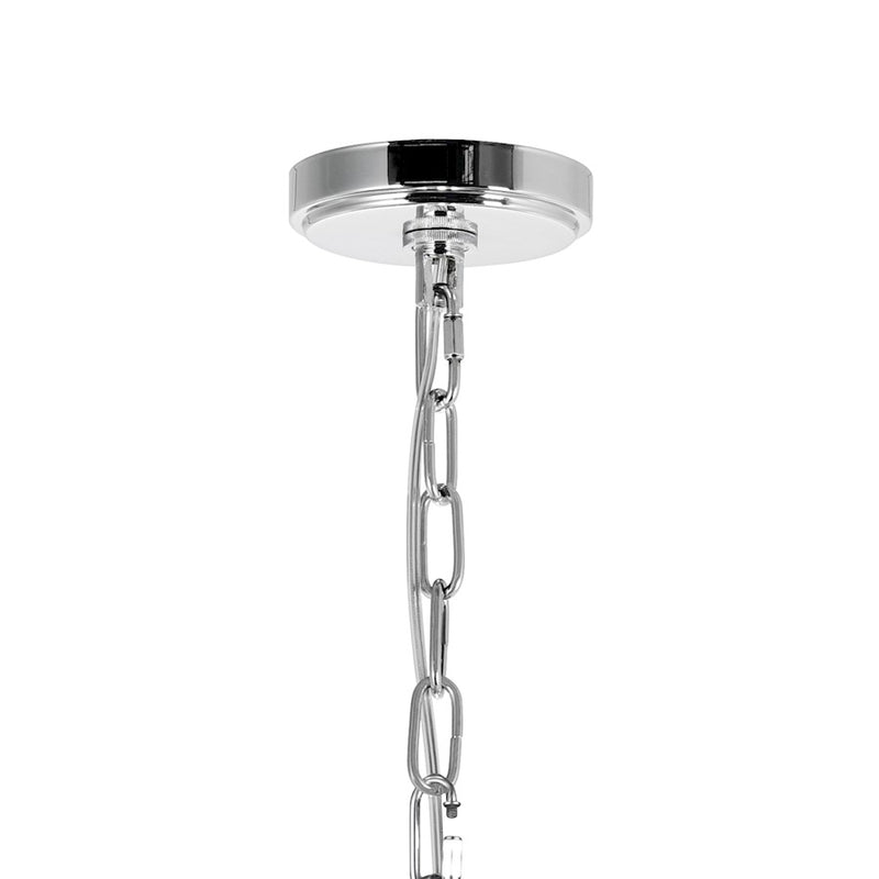 CWI Lighting Esia 8 Light Chandelier, Chrome