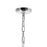 CWI Lighting Esia 8 Light Chandelier, Chrome