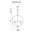 CWI Lighting Esia 8 Light Chandelier, Chrome
