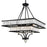CWI Lighting Shalia 8 Light Chandelier, Black
