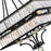 CWI Lighting Shalia 8 Light Chandelier, Black