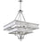 CWI Lighting Shalia 8 Light Chandelier, Chrome