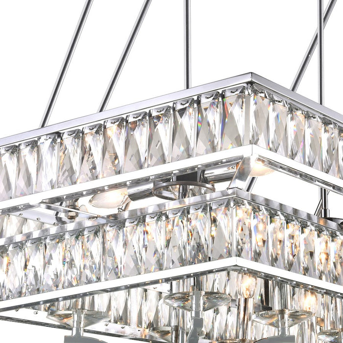 CWI Lighting Shalia 16 Light Chandelier, Chrome