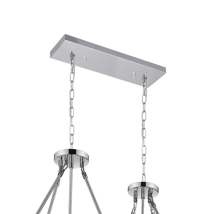 CWI Lighting Shalia 16 Light Chandelier, Chrome