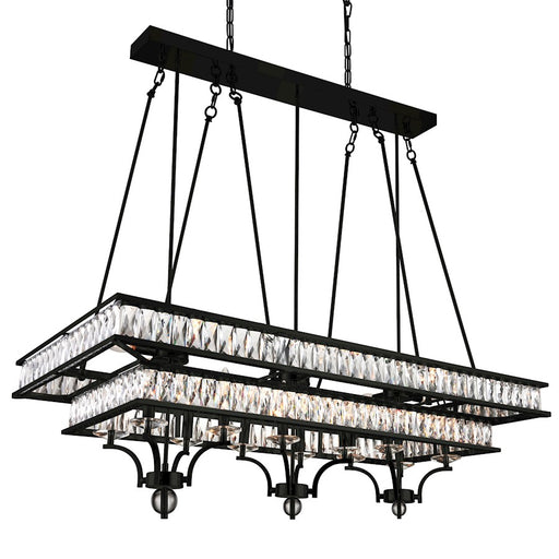 CWI Lighting Shalia 20 Light Chandelier, Black