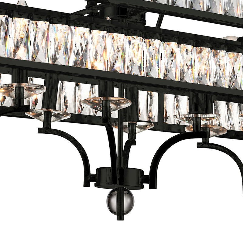 CWI Lighting Shalia 20 Light Chandelier, Black