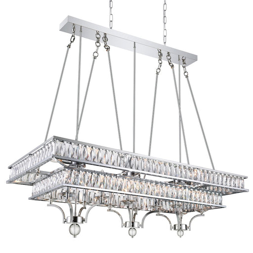 CWI Lighting Shalia 20 Light Chandelier, Chrome