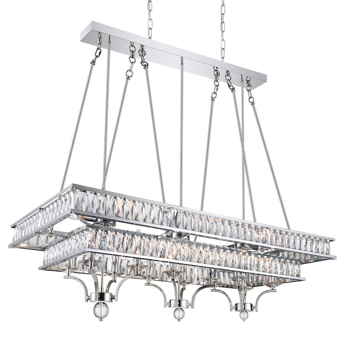CWI Lighting Shalia 20 Light Chandelier, Chrome