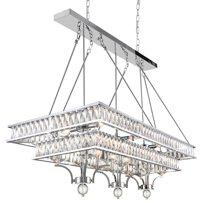 CWI Lighting Shalia 20 Light Chandelier, Chrome