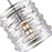 CWI Lighting Petia 1 Light Drum Shade Mini Chandelier, Chrome