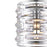 CWI Lighting Petia 1 Light Drum Shade Mini Chandelier, Chrome