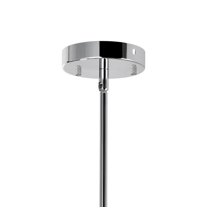 CWI Lighting Petia 6 Light Drum Shade Chandelier, Chrome