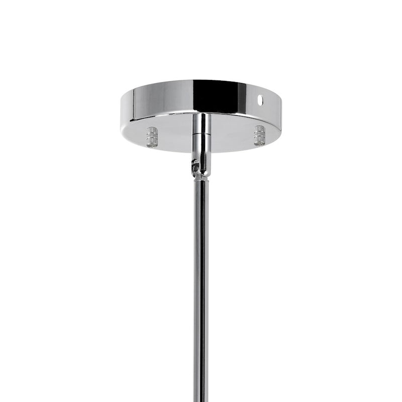 CWI Lighting Petia 8 Light Drum Shade Chandelier, Chrome