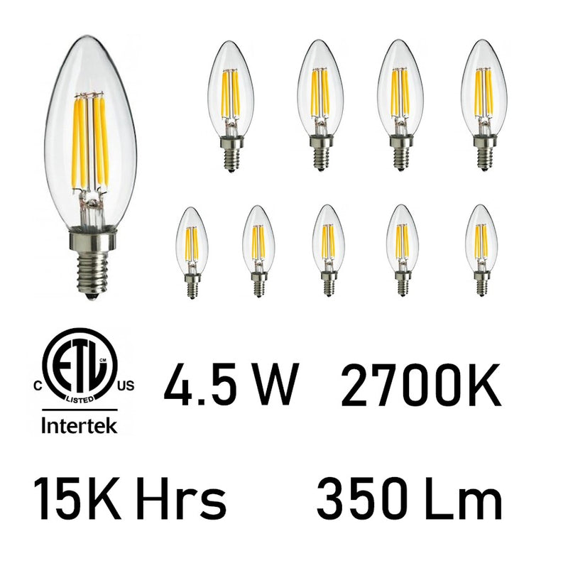 CWI Lighting Bulbs 4.5W LED Bulb, Clear