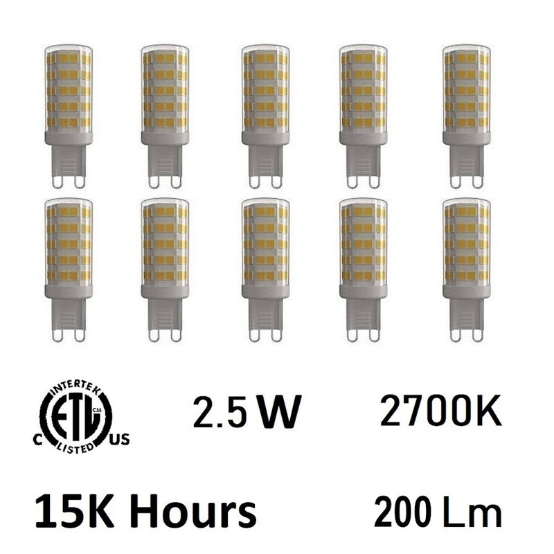 CWI Lighting Bulbs 2.5W LED Bulb, Clear