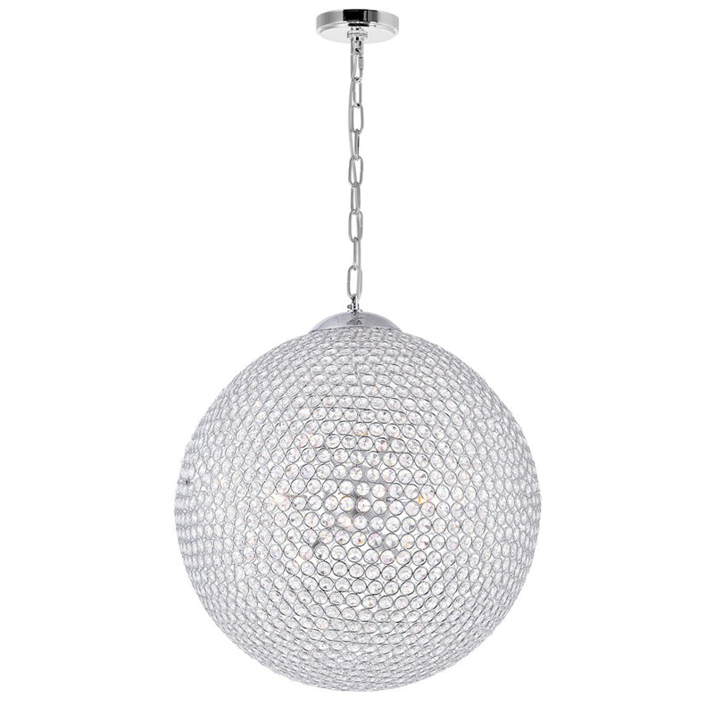 CWI Lighting Globe 26 Light Chandelier, Chrome