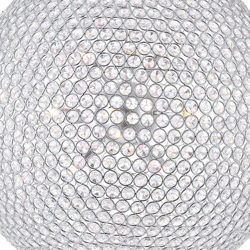 CWI Lighting Globe 26 Light Chandelier, Chrome