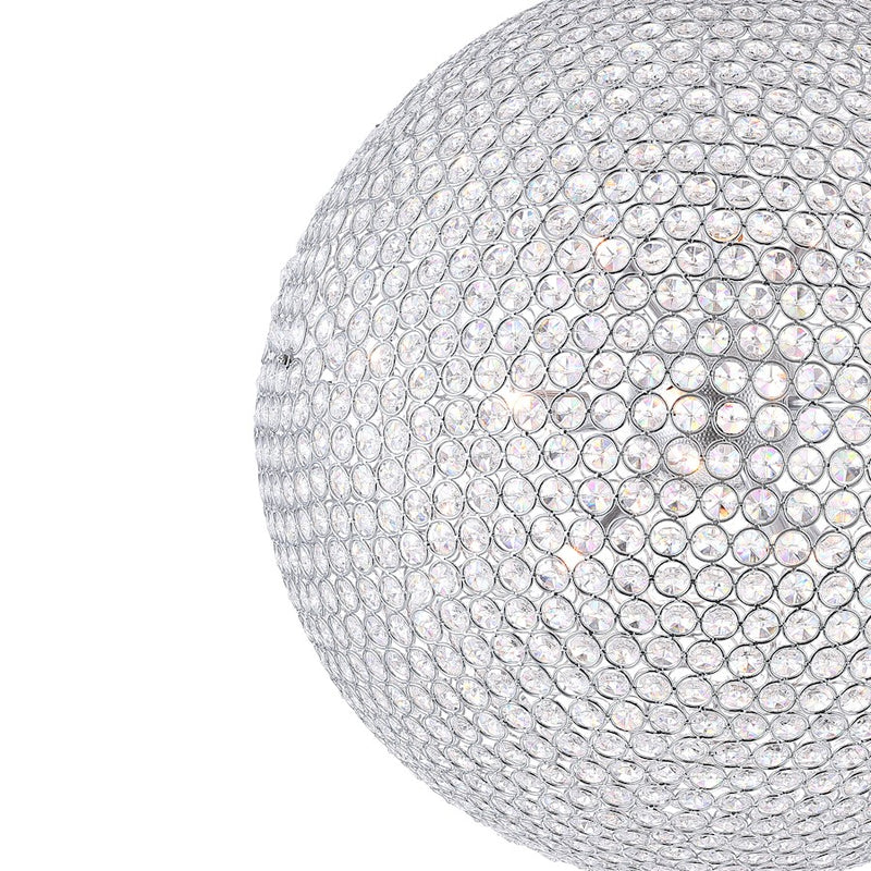 CWI Lighting Globe 26 Light Chandelier, Chrome