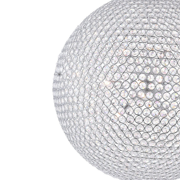 CWI Lighting Globe 26 Light Chandelier, Chrome