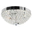 CWI Lighting Globe 3 Light Bowl Flush Mount, Chrome - QS8357C12C