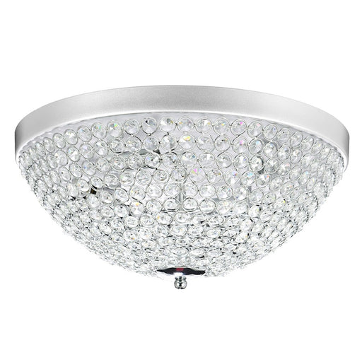CWI Lighting Globe 4 Light Bowl Flush Mount, Chrome