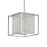 CWI Lighting Cube 3 Light Chandelier, Chrome