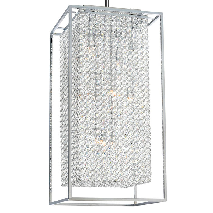 CWI Lighting Cube 11 Light Chandelier, Chrome