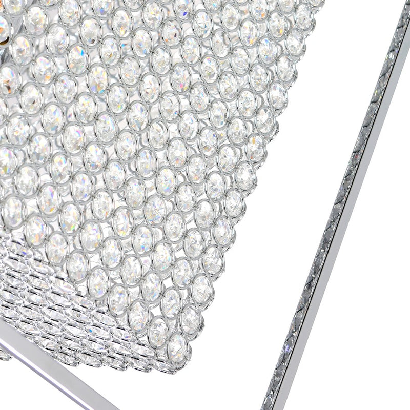 CWI Lighting Cube 11 Light Chandelier, Chrome