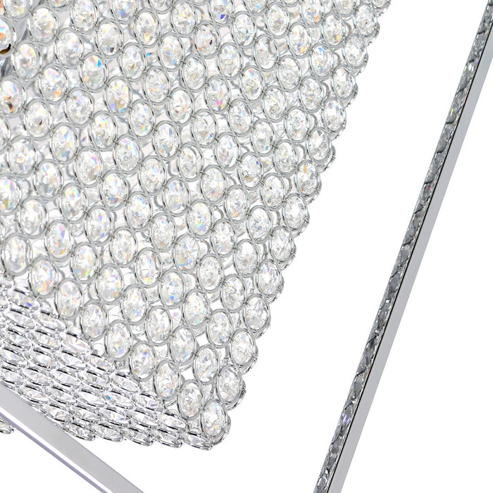 CWI Lighting Cube 11 Light Chandelier, Chrome