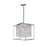 CWI Lighting Cube 5 Light Chandelier, Chrome - QS8381P14C-S