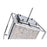 CWI Lighting Cube 5 Light Chandelier, Chrome