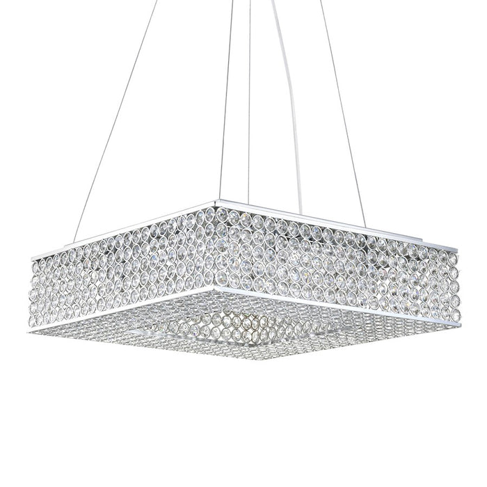 CWI Lighting Dannie 8 Light 14" Chandelier, Chrome