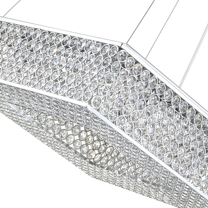 CWI Lighting Dannie 8 Light 14" Chandelier, Chrome