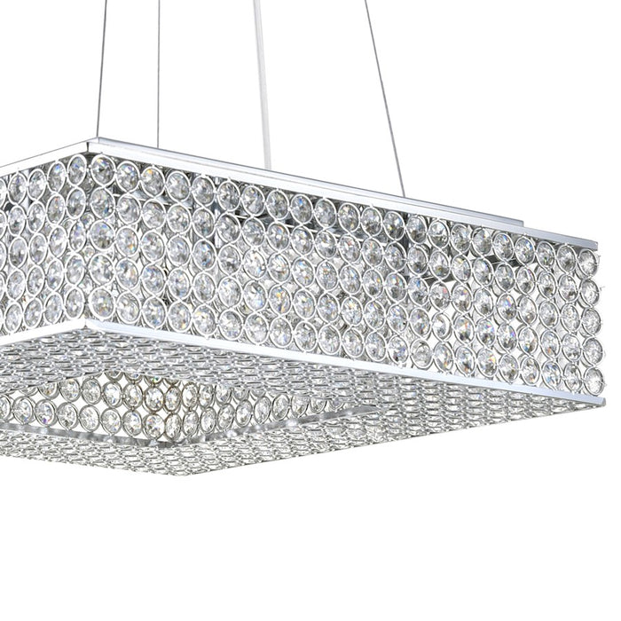 CWI Lighting Dannie 8 Light 14" Chandelier, Chrome
