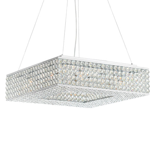CWI Lighting Dannie 8 Light 18" Chandelier, Chrome