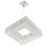 CWI Lighting Dannie 8 Light 18" Chandelier, Chrome