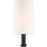 Crystorama Sylvan  Libby Langdon Sconce, Black Forged
