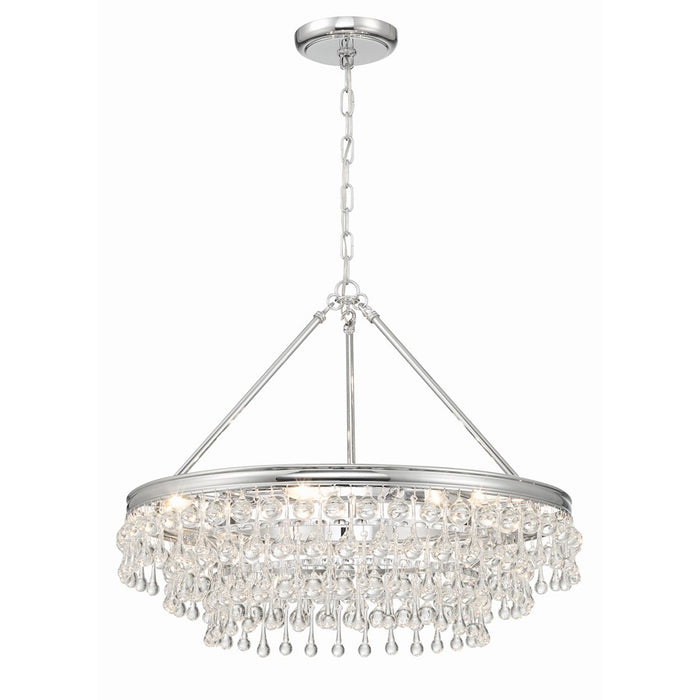 Crystorama Calypso 6 Light Chandelier