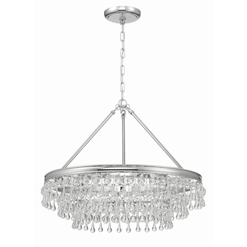 Crystorama Calypso 6 Light Chandelier
