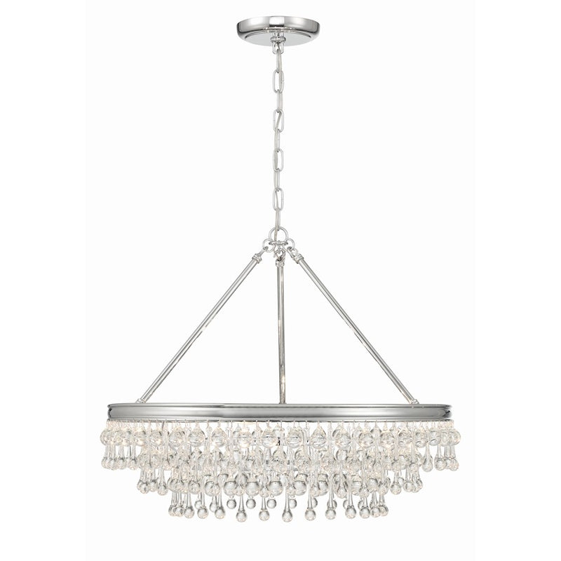 Crystorama Calypso 6 Light Chandelier