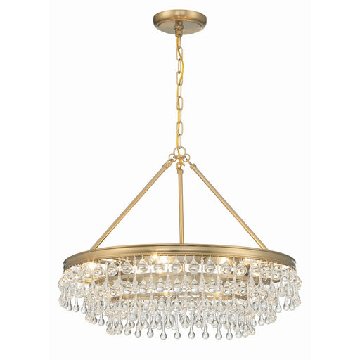 Crystorama Calypso 6 Light Chandelier