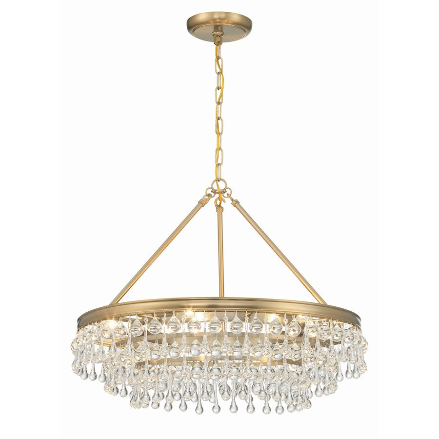 Crystorama Calypso 6 Light Chandelier