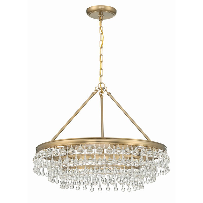 Crystorama Calypso 6 Light Chandelier