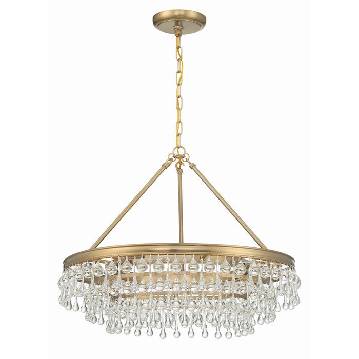 Crystorama Calypso 6 Light Chandelier