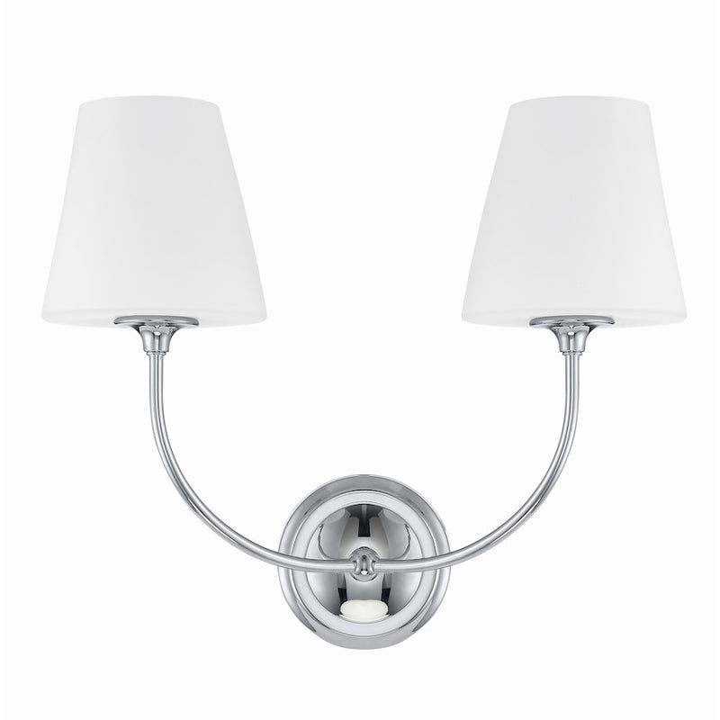 Crystorama Sylvan 2 Light Bath Vanity