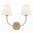 Crystorama Sylvan 2 Light Bath Vanity