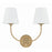 Crystorama Sylvan 2 Light Bath Vanity