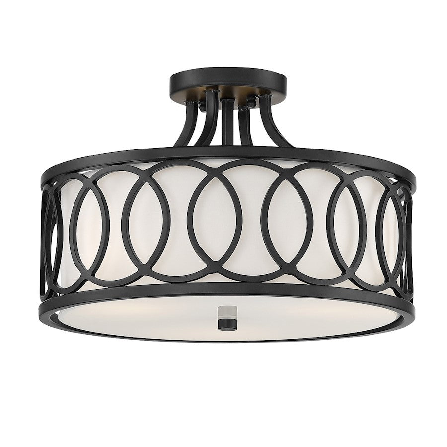 Crystorama Graham 3 Light Ceiling Mount
