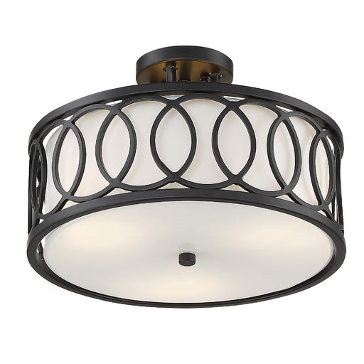 Crystorama Graham 3 Light Ceiling Mount